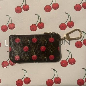 Authentic Louis Vuitton cherry key cles